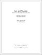 Sun and Thunder SA choral sheet music cover